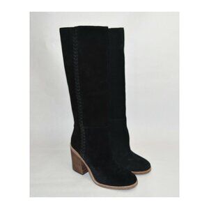 New! Ugg Maeva Suede Boot Black Size 10 1018941 C01